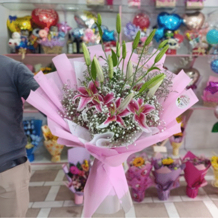 Ramo de lilium aromático